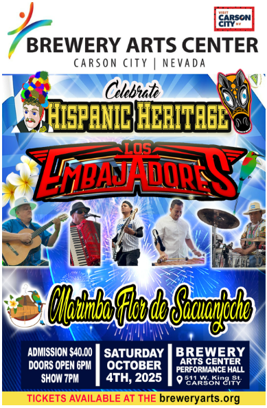 Brewery Arts Center, Hispanic Heritage Concert - Los Embajadores