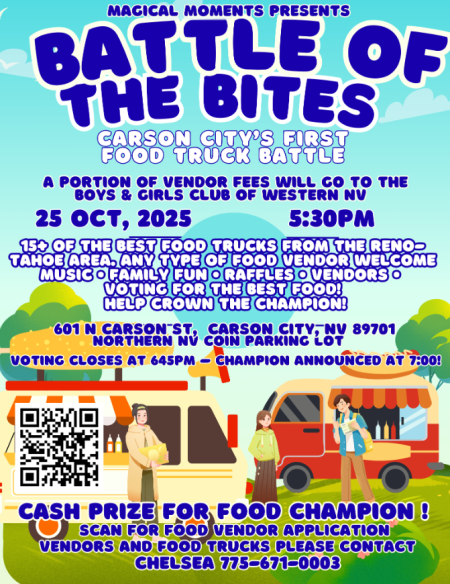 Carson City Events, Food Truck Battle: “Battle of the Bites”