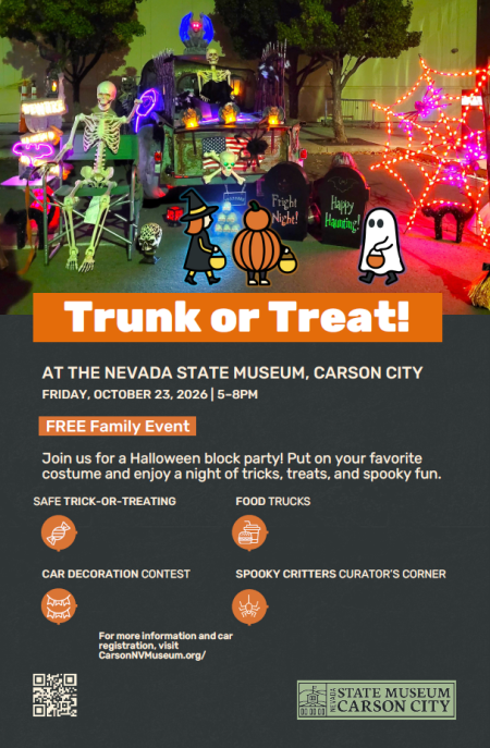 Nevada State Museum, Halloween Block Party Trunk-or-Treat