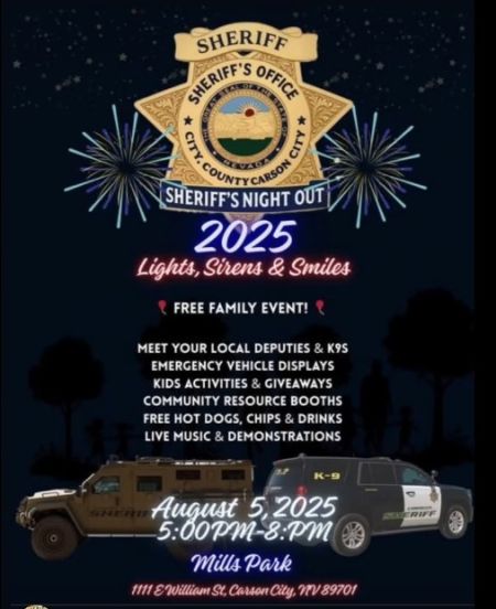 Carson City Events, Sheriff's Night Out