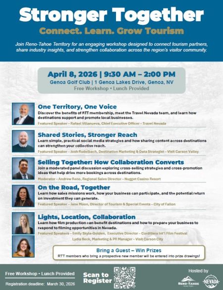 Carson City Chamber of Commerce, Stronger Together