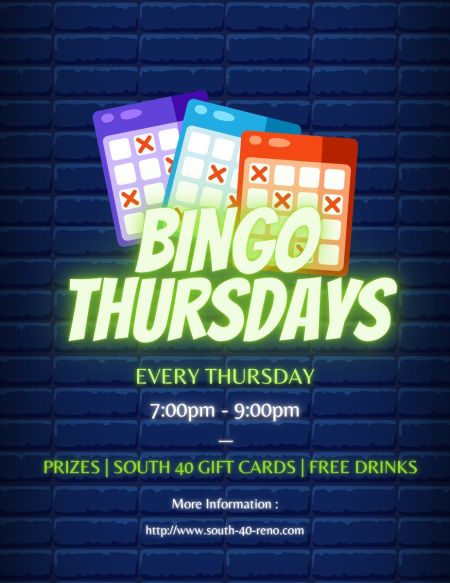 South 40, Bingo Thursday