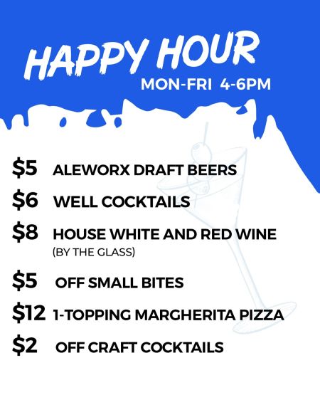 Lake Tahoe AleWorX Reno, Happy Hour