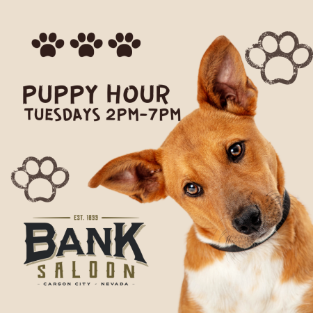 Bank Saloon, Puppy Hour Tuesdays