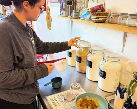 All Fired Up at The Hot Spot, Bath Scrubs and Bath Bombs