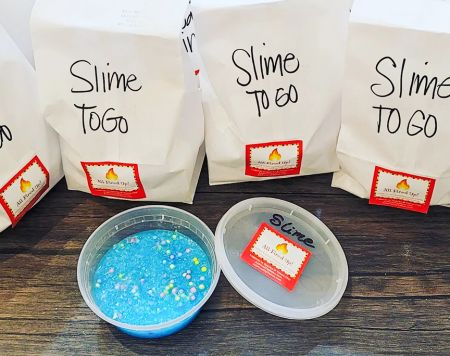 All Fired Up at The Hot Spot, Take Home Slime Kit