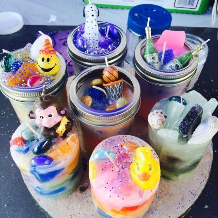 All Fired Up at The Hot Spot, Chunky Candle Making