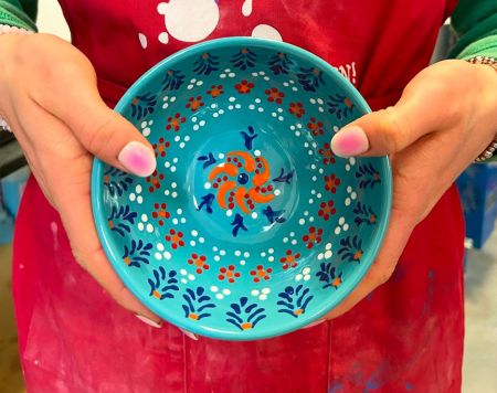 All Fired Up at The Hot Spot, Pottery Painting